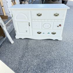 🎁WHITE COLOR DRESSER 48” X 17” X 30” MIRROR INCLUDED🎁