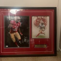 49ers Auto display Beckett Coa