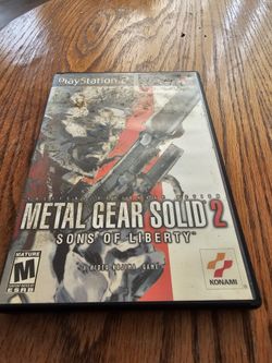 Metal Gear Solid 2 Ps2 Version CIB (No Booklet)