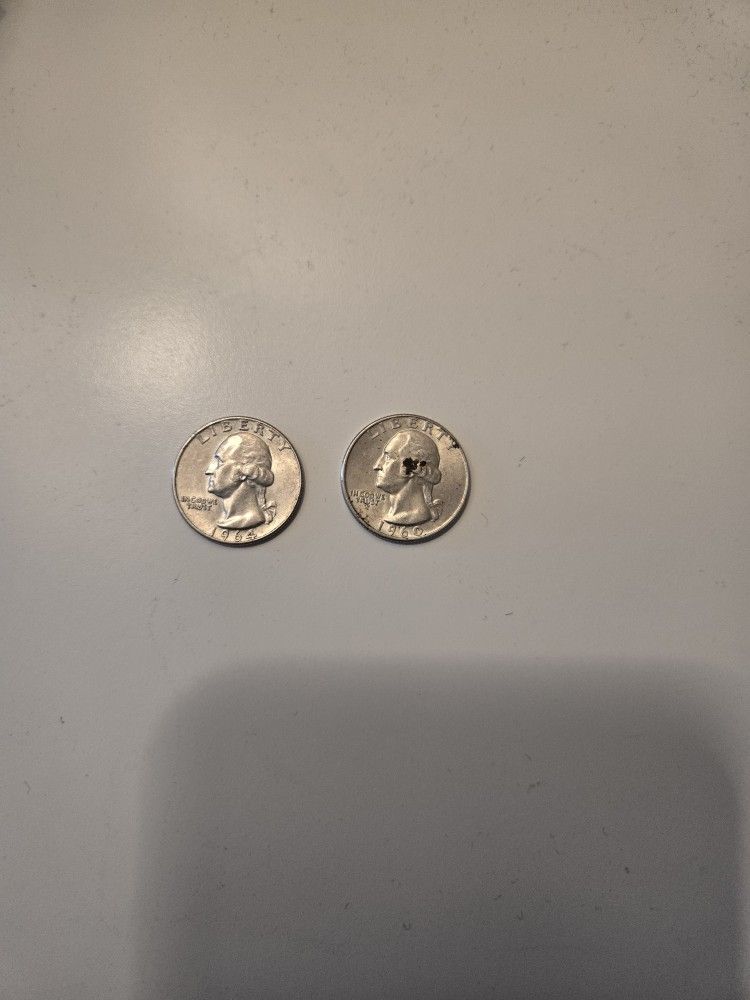 Silver Quarter 2 Available 1960 And 1964