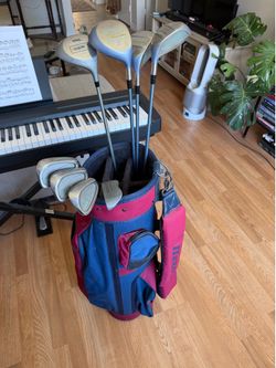 Golf bag + clubs