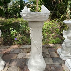 Concrete Birdbath