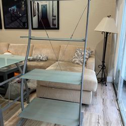 📚 Matching Frosted Glass Bookshelf / Display Rack