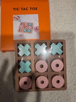 Wooden Tic Tac Toe Game Set