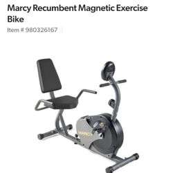 Marcy Recumbent Magnetic Exercise Bike