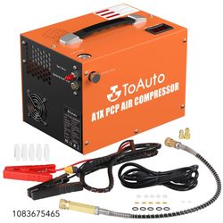TOAUTO A1X Portable Air Compressor, 4500 PSI, Oil-Free
