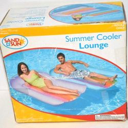 One New Inflatable Pool Beach Lounge Raft Chair