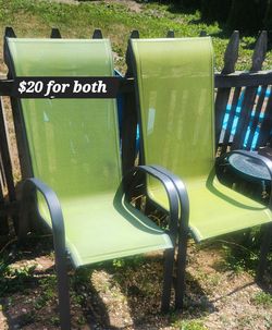 Patio chairs