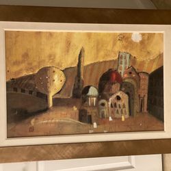 Aspettando la Sera Oil on Canvas by Luca Giovagnoli