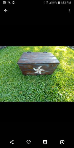 Hand made star fish toy box