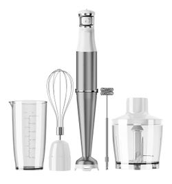 Turelar Immersion Blender Handheld Corded Hand Blenders Set 1100W, Trigger Variable Speed 5 in 1 Stick Emulsifier with Chopper, Whisk and Frother for 