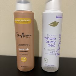 2Pack Women Deodorant Shea Moisture + Dove