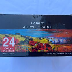 Acrylic paint set - Basically New!
