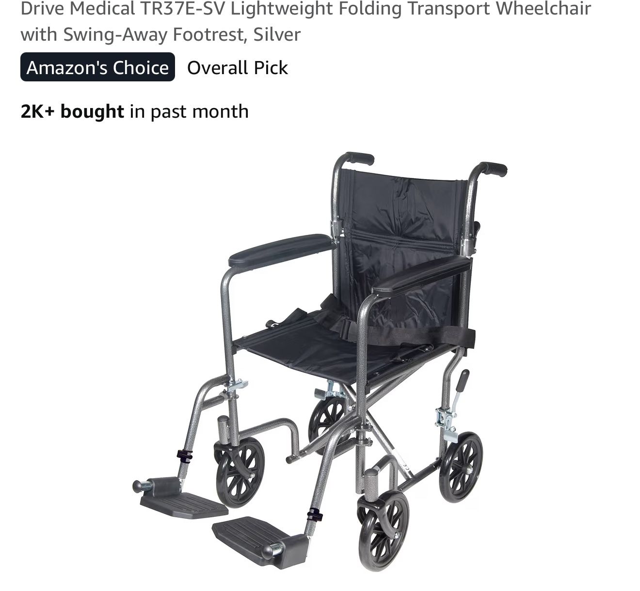 Transport Wheelchair