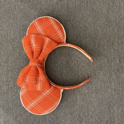 Rust Orange Mouse Ears 