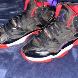 NIKE Air Jordan Jump man Two Trey Raptors Shoes Men’s 10.5 Black Concord 