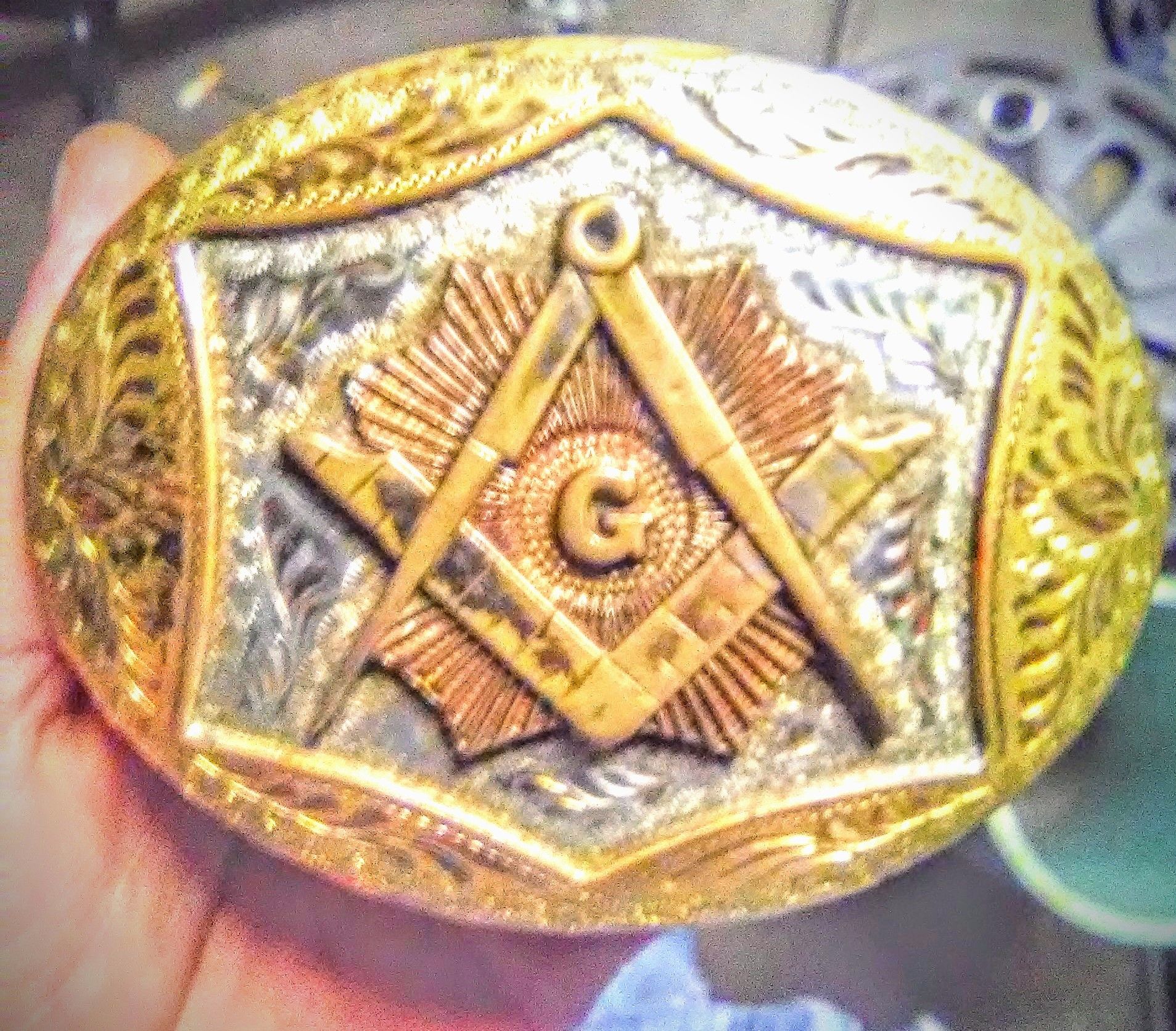 Authentic Free Mason Belt Buckle $75 OBO