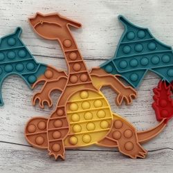 Pokémon Charizard 9” Inch Pop It Fidget Toy 