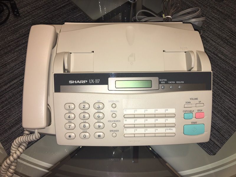 Sharp Fax Machine UX-117