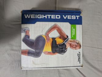 Fitness Gear 20lb Adjustable Weighted Vest - Workout Exercise Weight