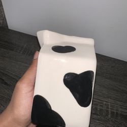 Ceramic Milk Box Home Decor