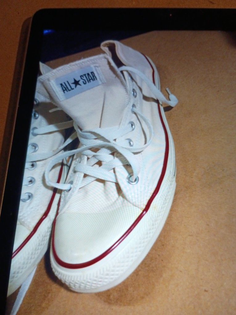 CONVERSE CLASSIC ALL STARS WHITE LOW TOP SIZE 12 MEN'S