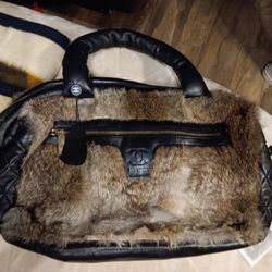 Chanel Fur Shoulder Bag 