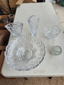 Crystal Vases & Bowls, Lennox and Mikasa For Sale!!