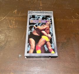 Wrestlemania 4 Vhs Tape