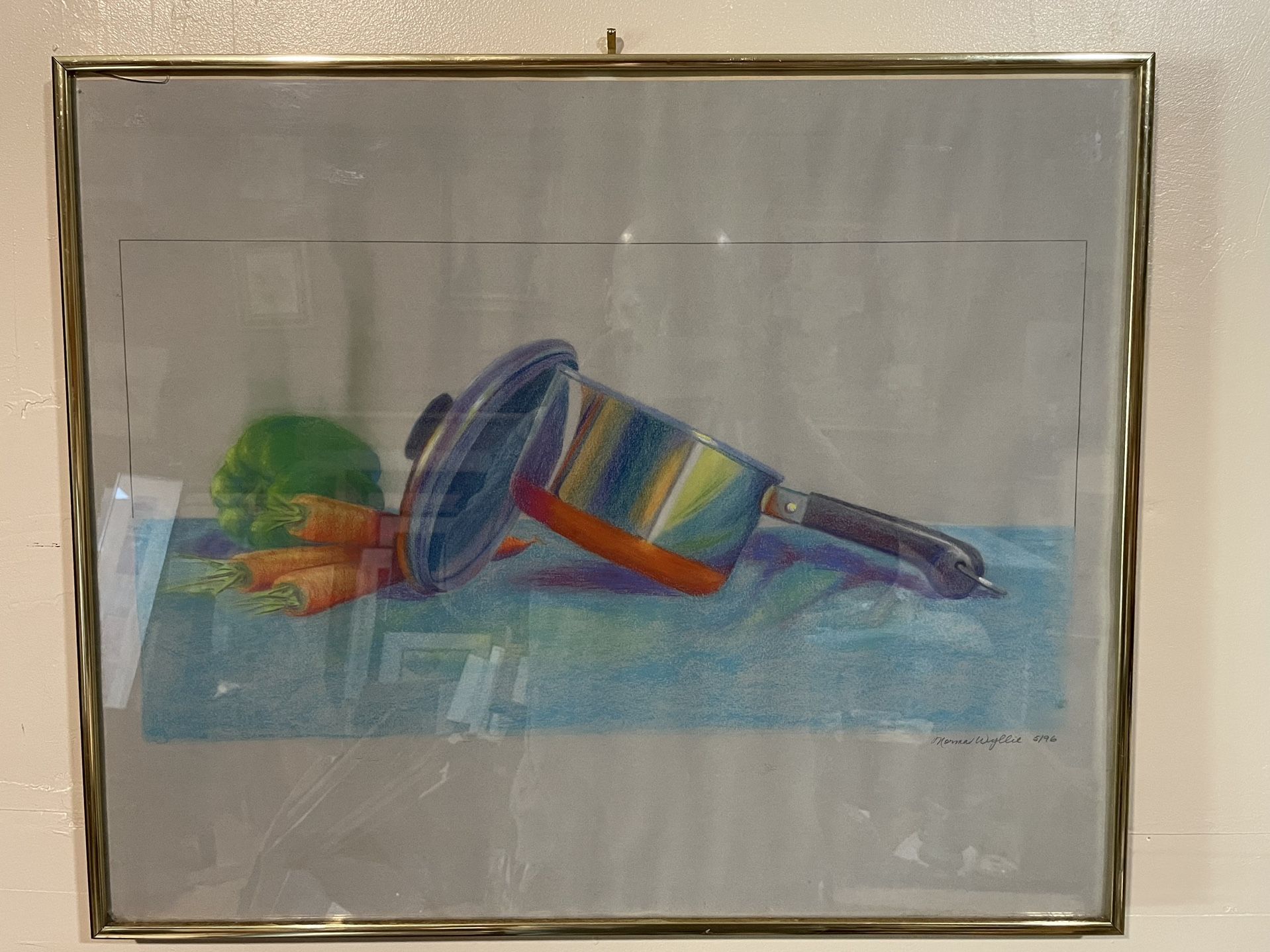 landscape artwork signed 20x24