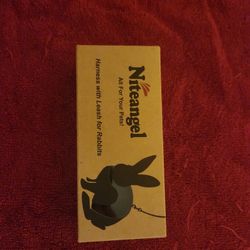 Niteangel Small Rabbit Harness With Leash, Purple.