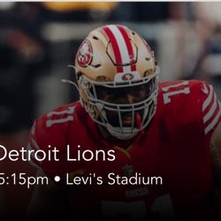 Lions Vs 49ers