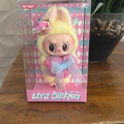 THE MONSTERS Let's Checkmate Series-Vinyl Plush Hanging Card