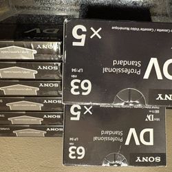 NEW 21 Sony Mini DV Tapes Professional Standard 63 Min Factory Sealed Made In Japan