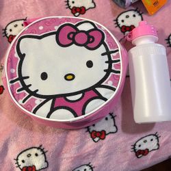 Hello Kitty Lunch Bag & Water bottle 
