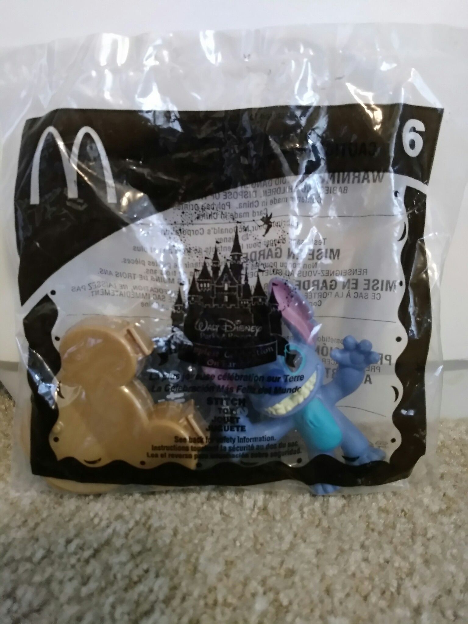 McDonalds Happy Meal Walt Disney Happiest Celebration On Earth.. Stitch