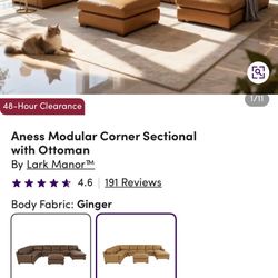 Leather Sectional