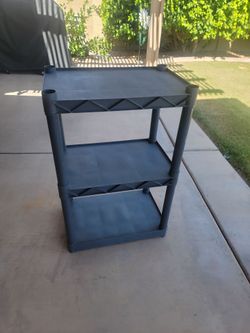 3 tier plastic shelve