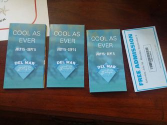 4 Del Mar race track free admission for the labor day weekend