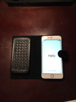 iPhone 6/6s Plus - 7/7 Plus Bluetooth Keyboard Leather case