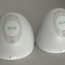 Elvie Breast Pump - Double, Wearable Breast Pump with App - The Smallest, Quietest Electric Breast Pump - Portable Breast Pumps Hands Free & Discreet 