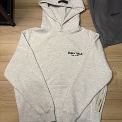 Grey Essentials Hoodie
