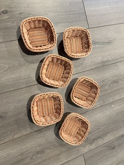 Montessori Small Baskets. Set Of 6