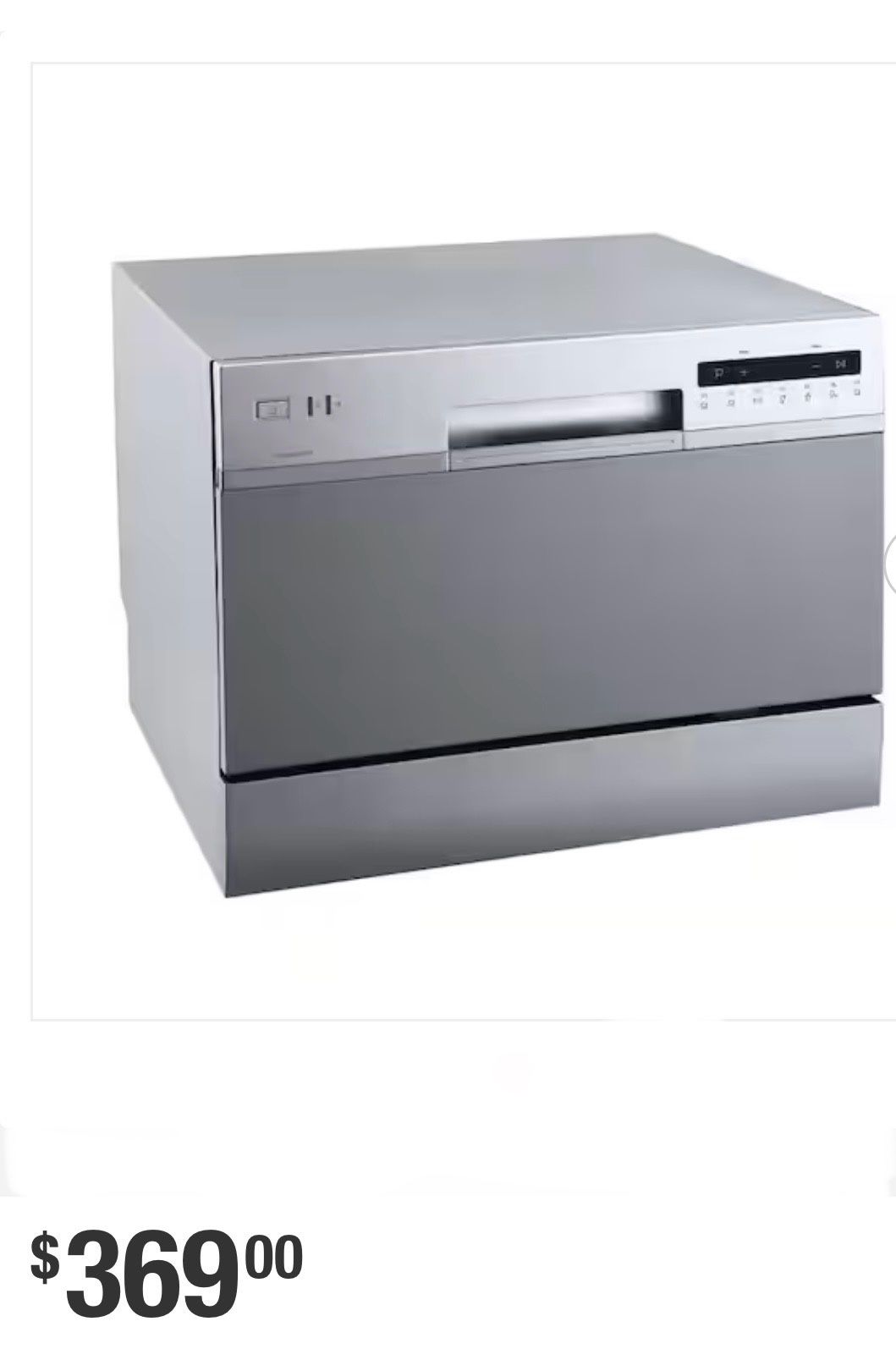 EdgeStar DWP62SV 22 Inch Wide 6 Place Setting Countertop Countertop Dishwasher