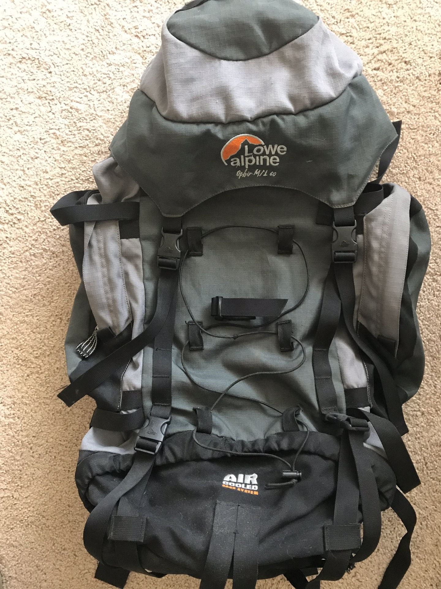Lowe Alpine backpack - reinforced, excellent support