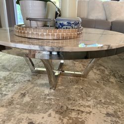 Coffee Table Chrome Base Only
