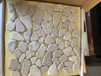 Stone flooring - 6 pieces (12” x 12”)