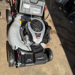 22 in. 140 cc Briggs & Stratton Walk Behind Gas Self-Propelled Lawn Mower with Front Wheel Drive and Bagger by Murray
