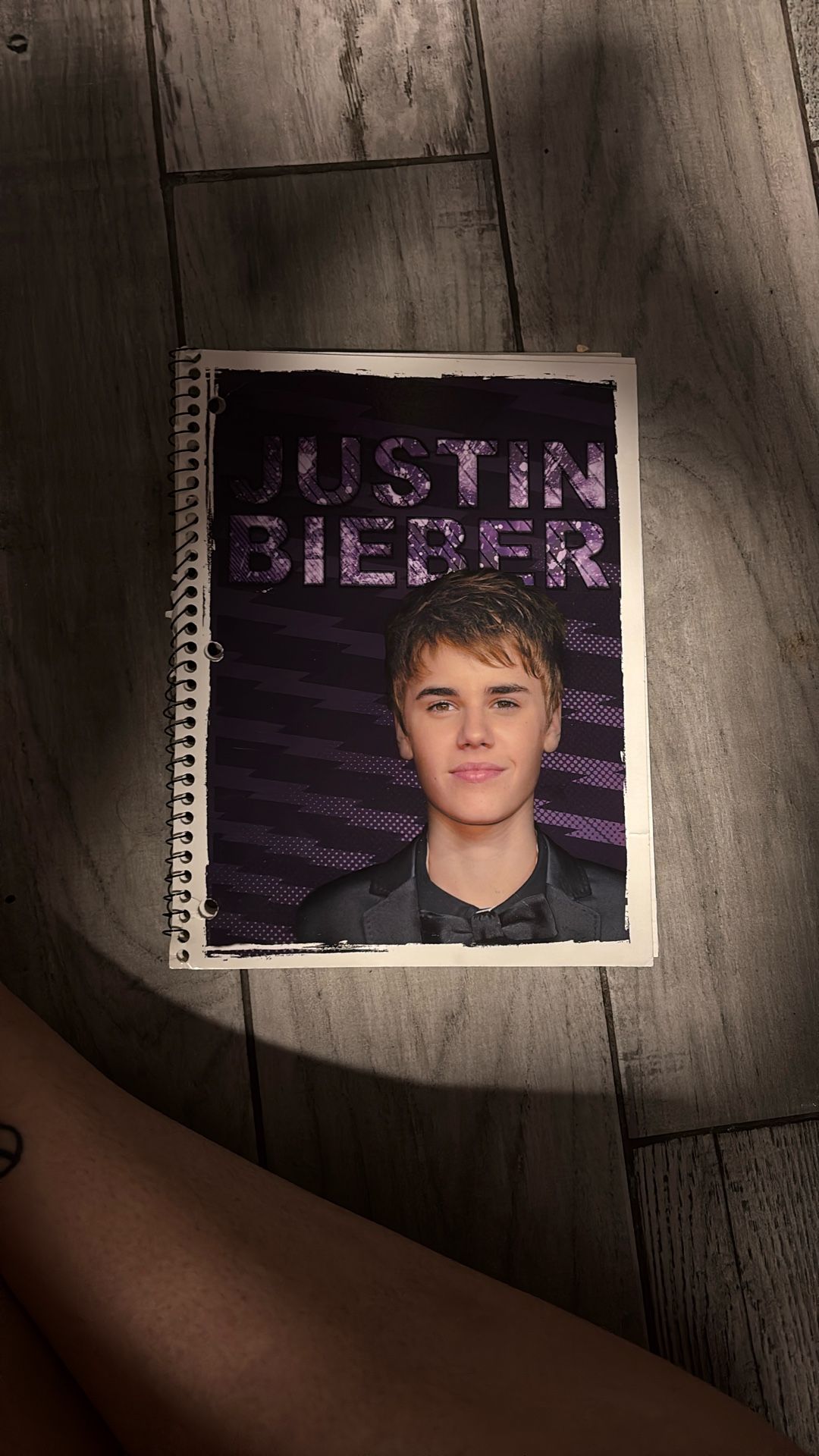 Justin Bieber Note Book Asking $15 Or Best Offer