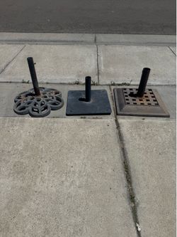 All three umbrella stands for $30 or will sell separately